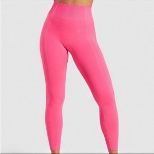 Gymshark Ultra Seamless Leggings - cyber pink (used)